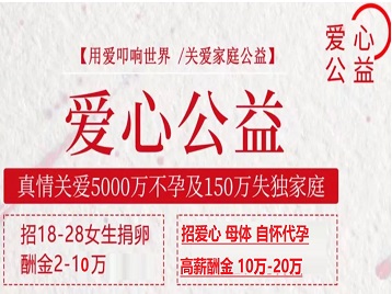 泉山捐卵助孕生子 爱心志愿者招募